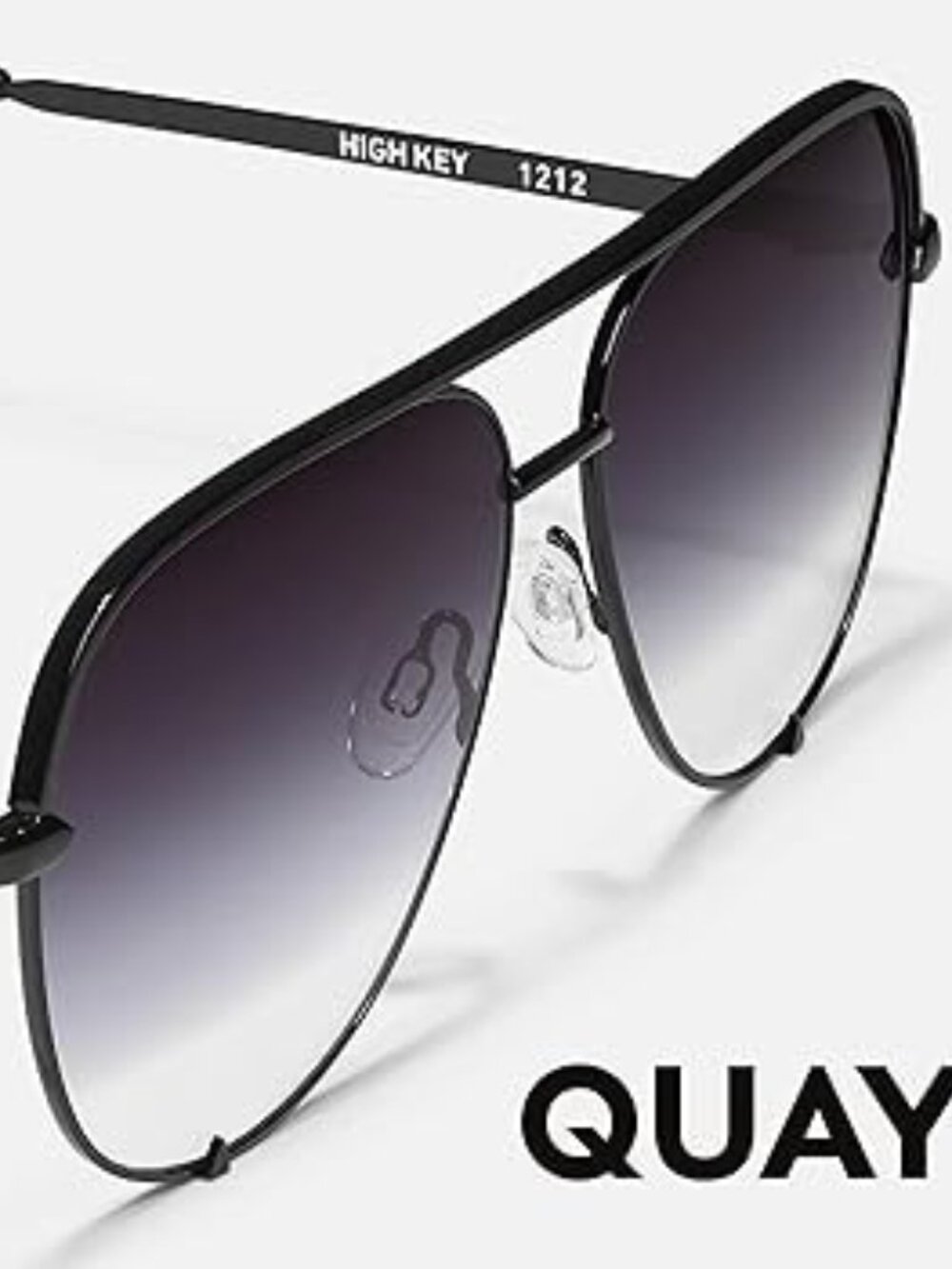 Quay High Key Aviator Glasses